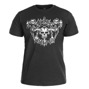 SWORDWIELDER </br> black t-shirt </br> (white print)
