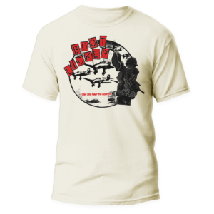 BOOTLICKER - Can You Hear The Sound </br> natural raw t-shirt </br> (black/red print)
