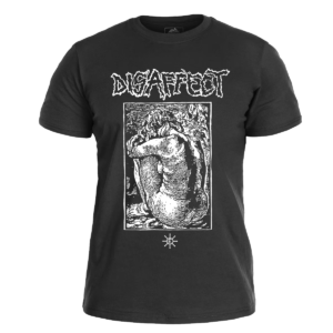 DISAFFECT - Women </br> black t-shirt </br> (white print)
