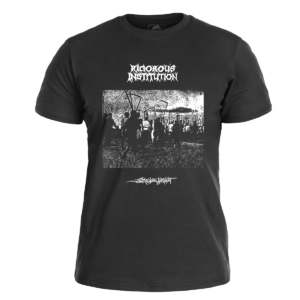 RIGOROUS INSTITUTION </br> black t-shirt </br> (white print)