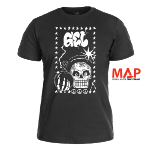 GEL - Live </br> black t-shirt </br> (white print)