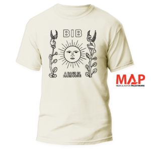 BIB - A Band In Hardcore </br> natural raw t-shirt </br> (black print)