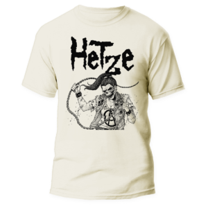 Hetze </br> natural raw t-shirt </br> (black print)