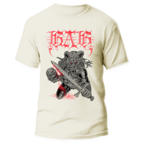 GAG - Devil </br> natural raw t-shirt </br> (black/red print)