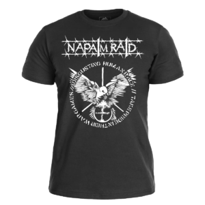 NAPALM RAID - Disgusting </br> black t-shirt </br> (white print)