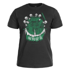 偏執症者 (Paranoid) - Raping The Earth </br> black t-shirt </br> (white/green print)