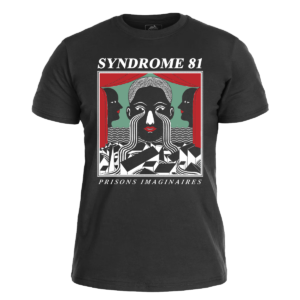 SYNDROME 81 </br> black t-shirt </br> (color print)