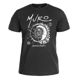 MURO - Nuevo Dogma </br> black t-shirt </br> (white print)