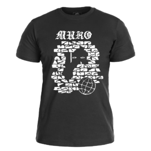 MURO - Eyes </br> black t-shirt </br> (white print)