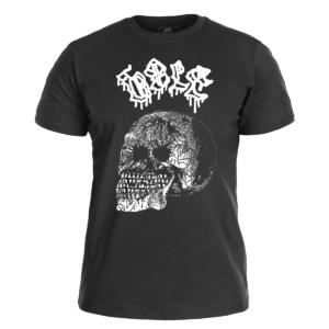 VOLE</br> skull </br> black  t-shirt  <br>(white print)
