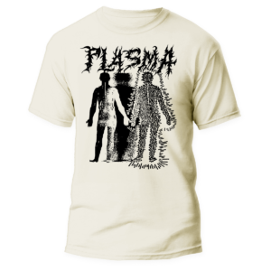 Plasma </br> natural raw t-shirt </br> (black print)