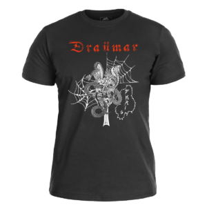 Draumar </br> black t-shirt</br> (white print)