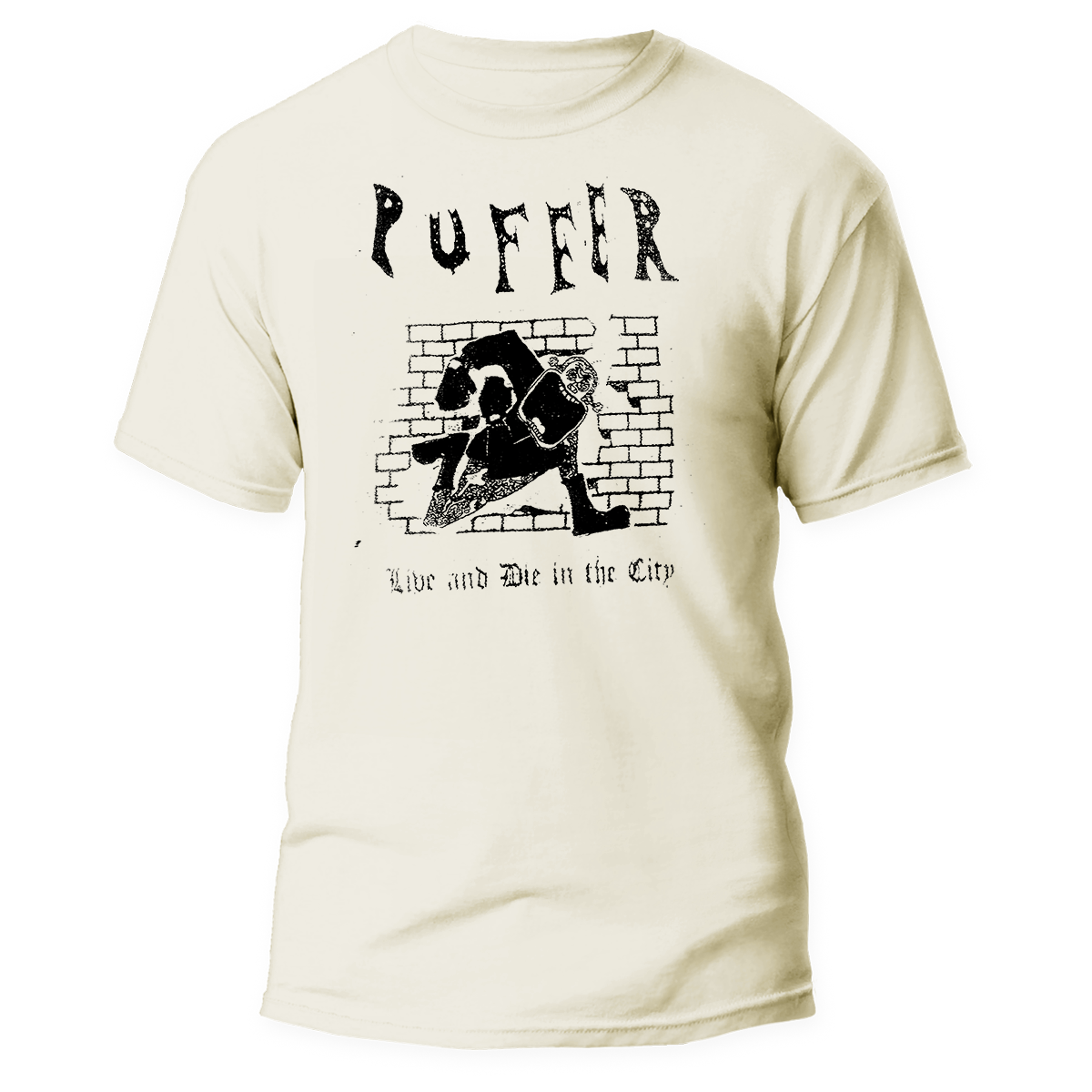 Puffer </br> natural raw t-shirt </br> demo