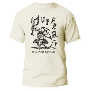 Puffer </br> natural raw t-shirt </br> montreal rockers
