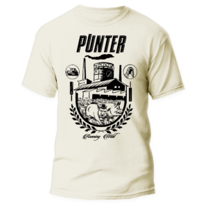 Punter</br> natural raw t-shirt </br> running wild
