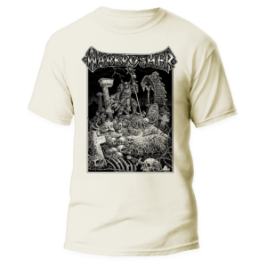 Warkrusher </br> natural raw t-shirt </br> euro tour